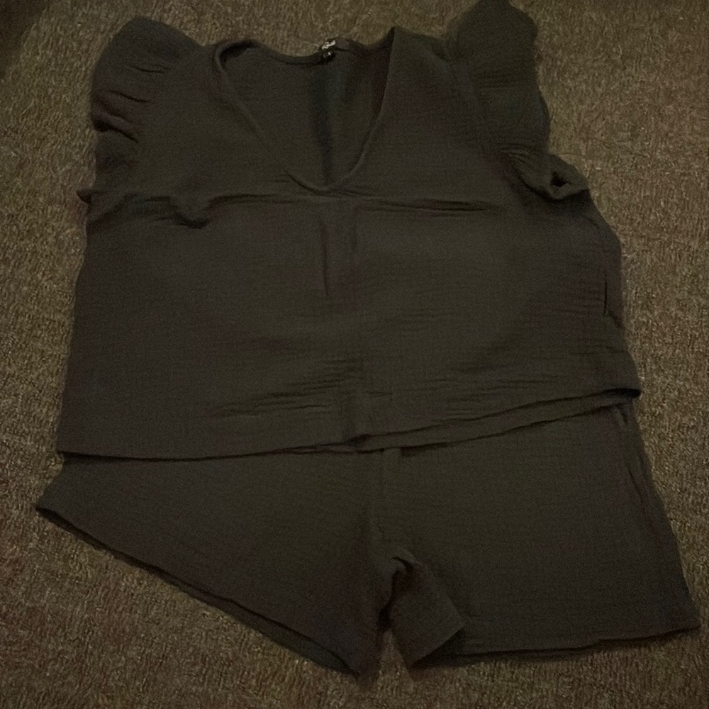 Rails gauze short set